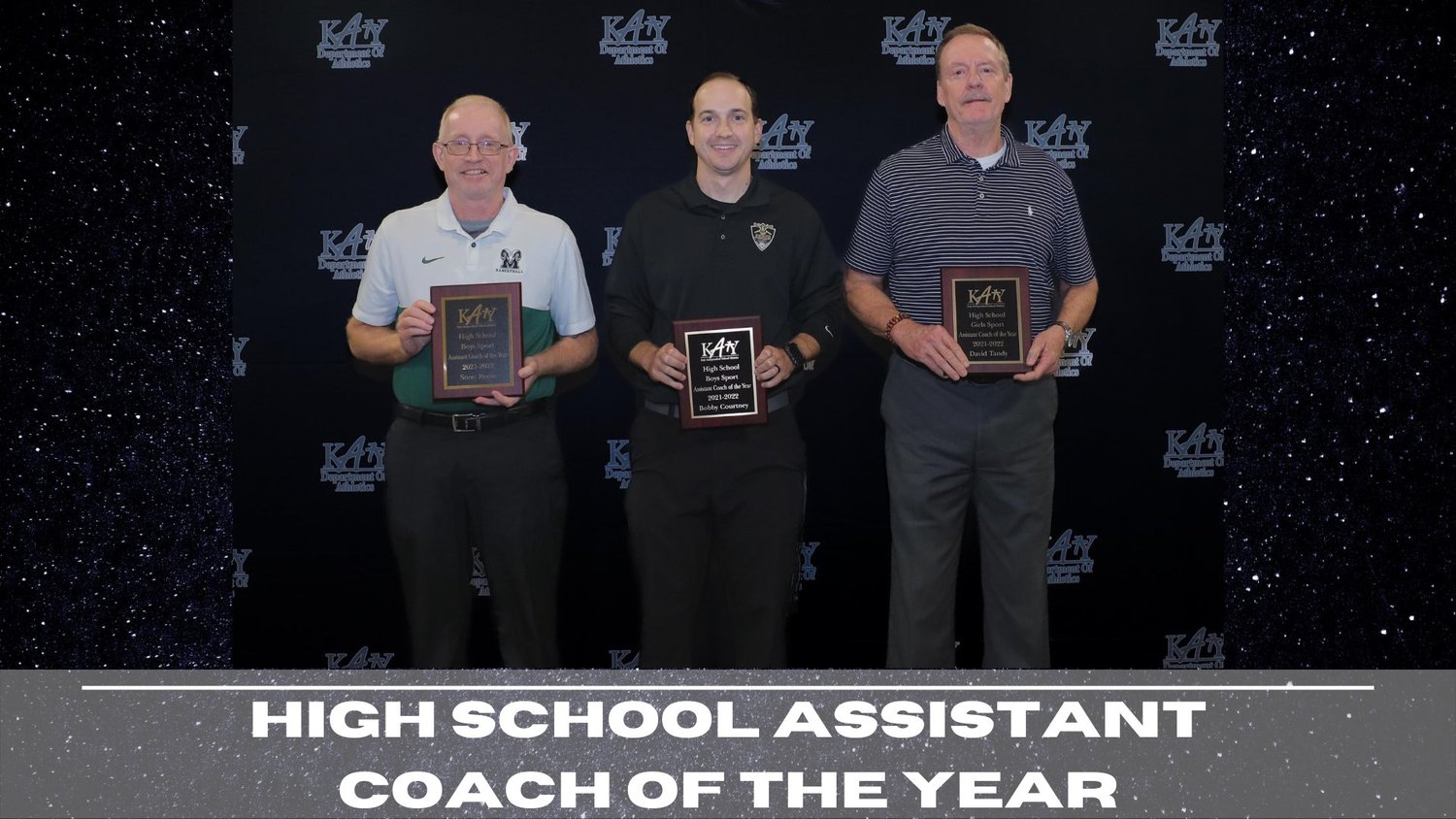 Mayde Creek’s Steve Reese, Jordan’s Bobby Courtney, Seven Lakes David Tandy and Mayde Creek’s Sedalia Ellis were named Assistant Coaches of the Year.